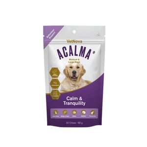 Nomierinošas iedarbības papildbarība suņiem