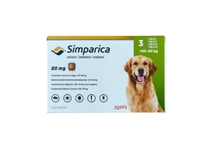 košļājamās tabletes suņiem >20- 40 kg