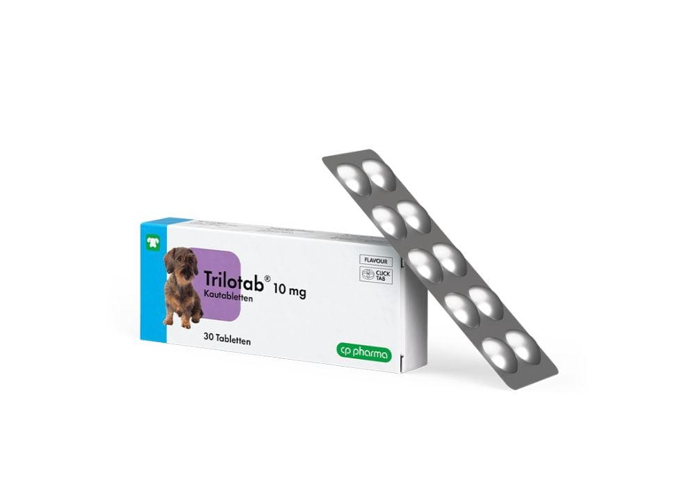 Trilotab vet 30mg košļājamas tabletes