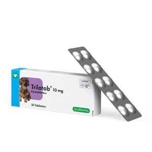 Trilotab vet 30mg košļājamas tabletes