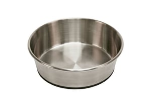 Bļoda metāla ar gumijas apakšu