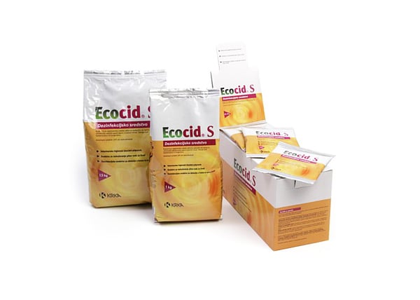 Ecocid S, dezinfekcijas līdzekļu komplekts
