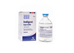 Indigest injectable 100mg/ml, 100ml