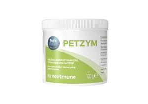 Papildbarība suņiem un kaķiem ar cūku aizkuņģa dziedzera pulveri